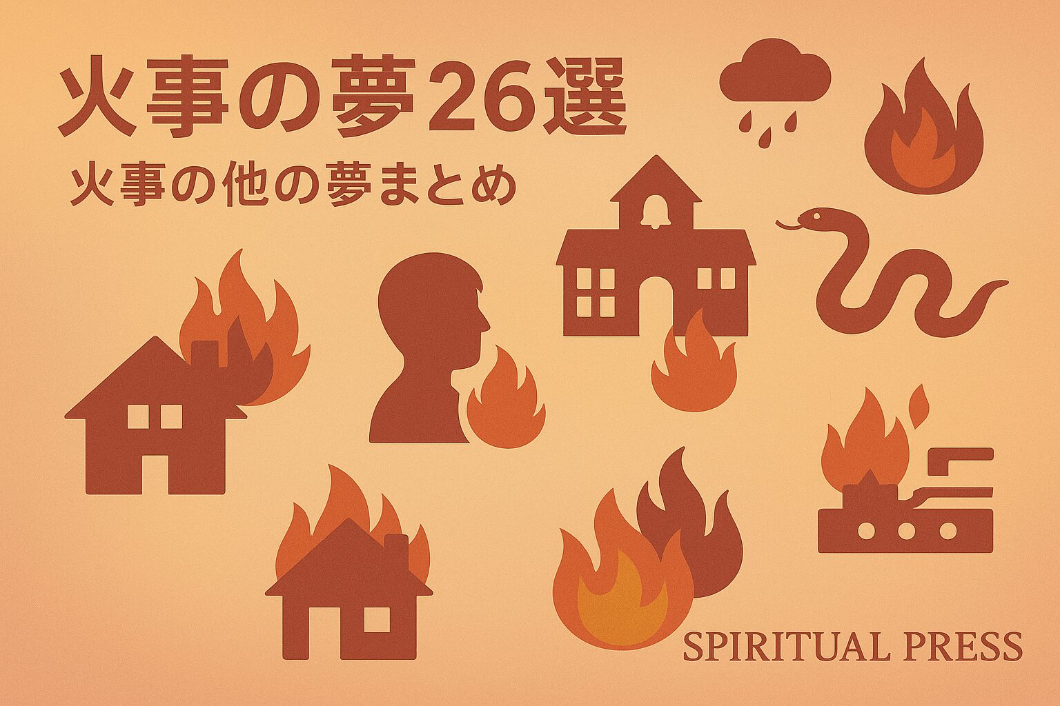 fire- dream-run away-meanin